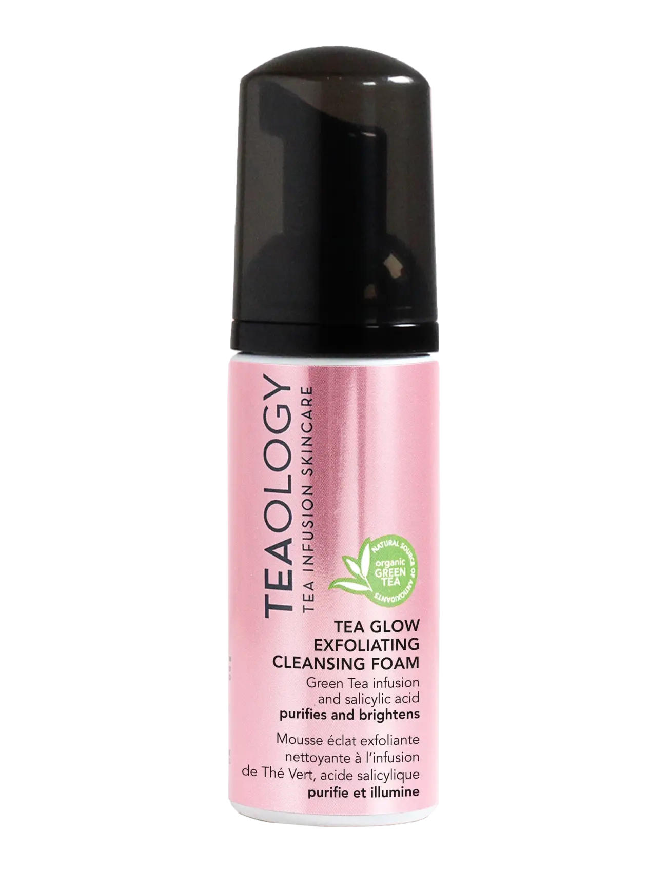 Teaology Skincare Tea Glow Exfoliating Cleansing Foam - Teaology Skincare - GREEN TEA / clear
