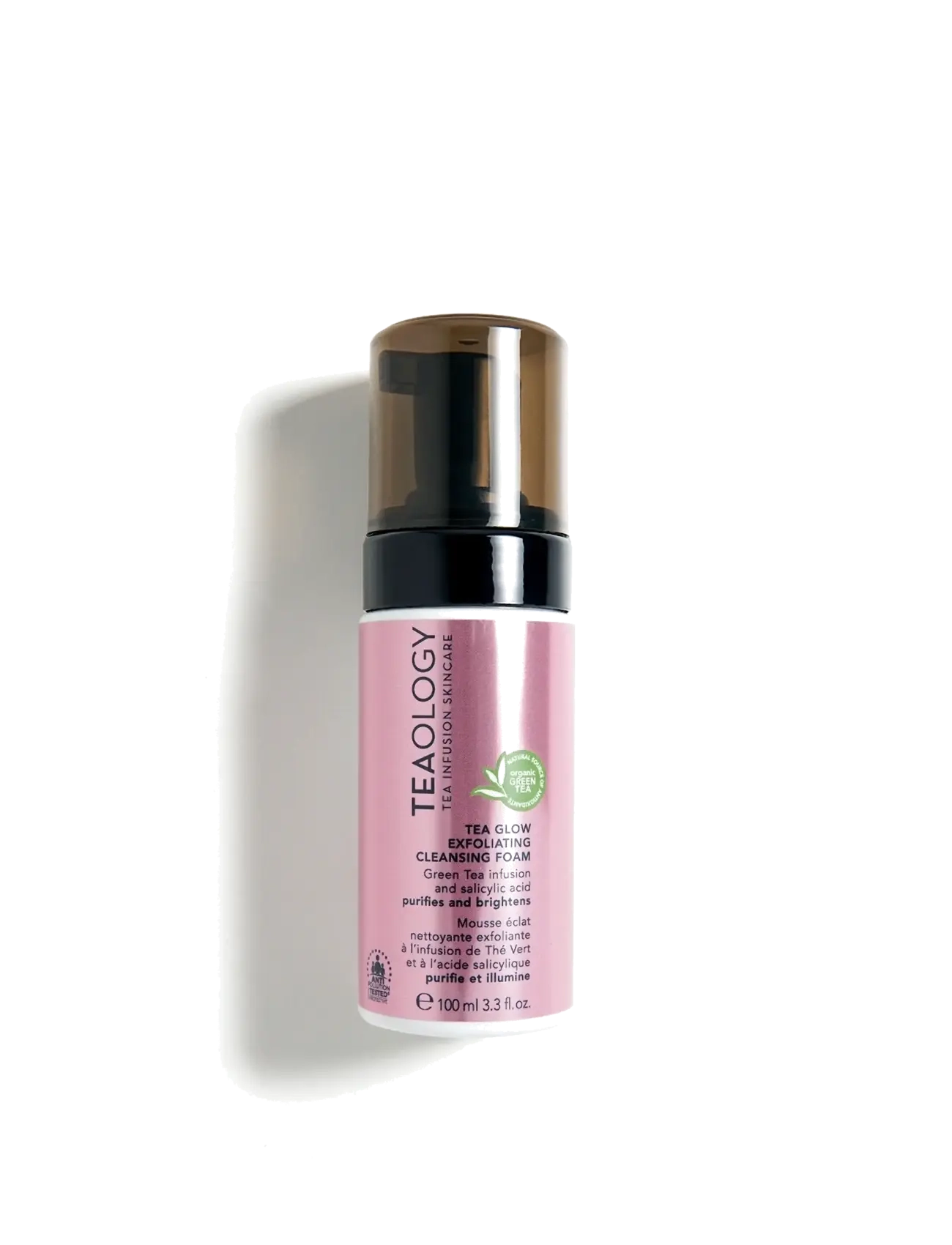 Teaology Skincare - Tea Glow Exfoliating Cleansing Foam - foaming cleanser - green tea - 2
