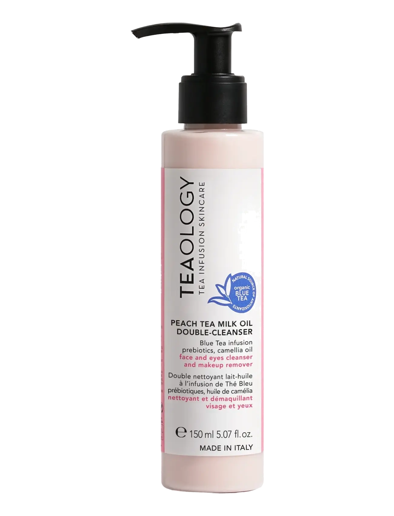 Teaology Skincare Peach Tea Milk Oil Double Cleanser - Nyheder - BLUE TEA / clear