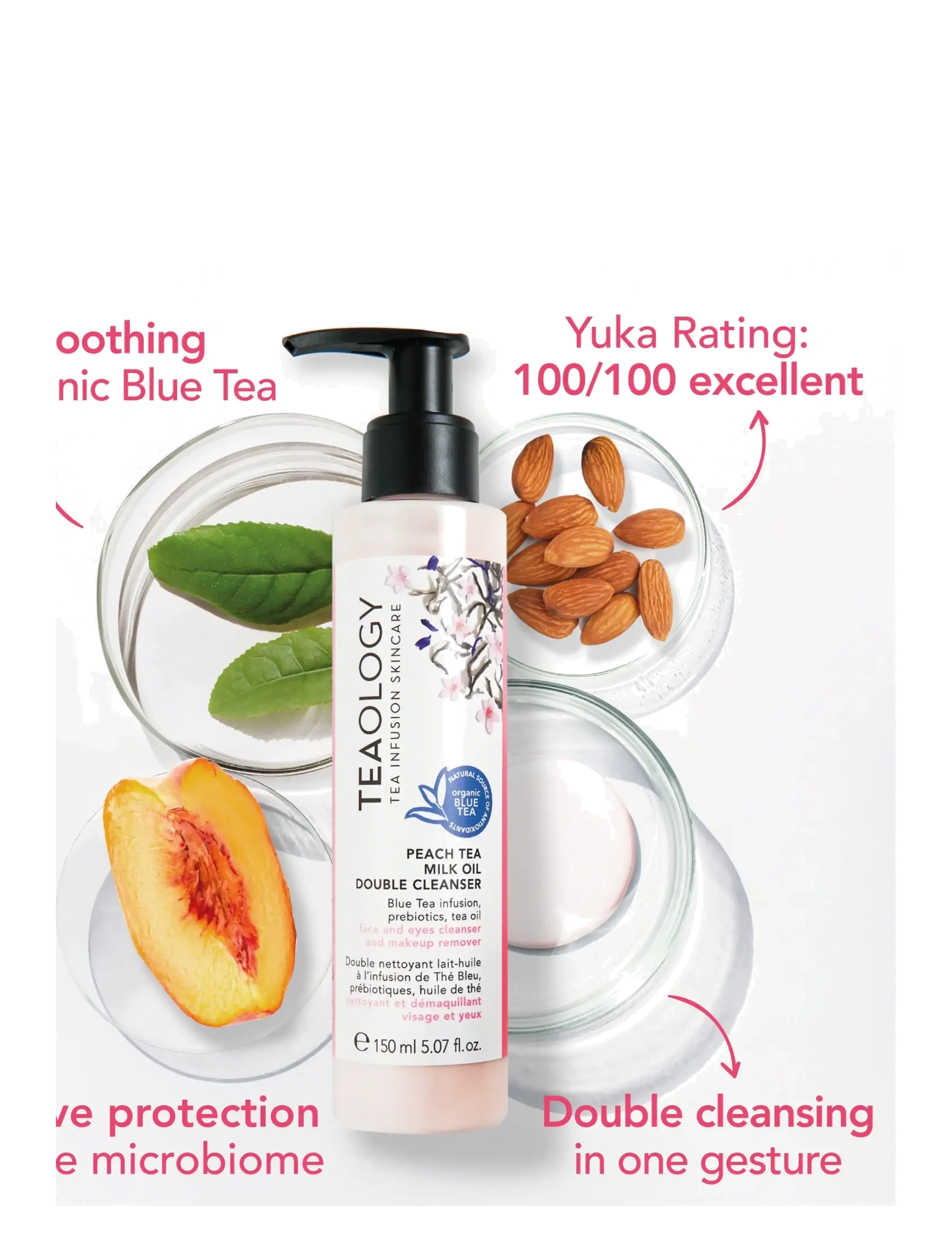 Peach Tea Milk Oil Double Cleanser 3