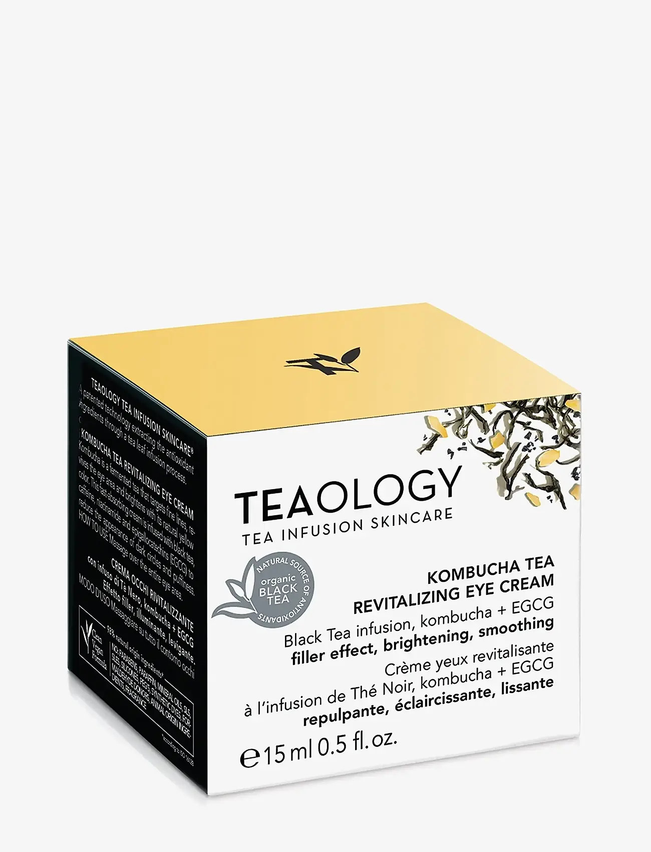 Teaology Skincare - Kombucha Tea Revitalizing Eye Cream,  Brightens - Øjencremer - black tea - 1