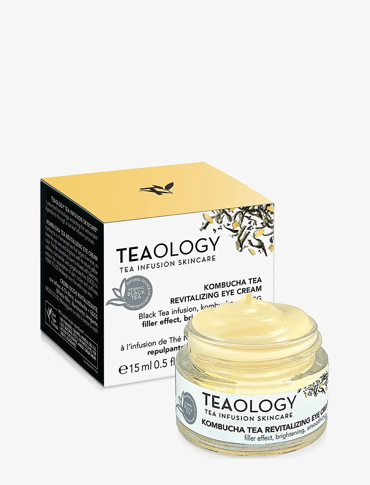 Teaology Skincare - Kombucha Tea Revitalizing Eye Cream,  Brightens - Øjencremer - black tea - 2