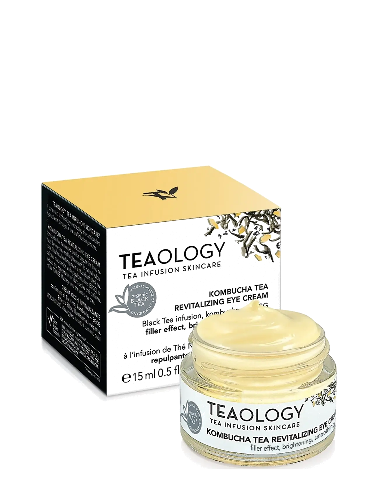 Teaology Skincare - Kombucha Tea Revitalizing Eye Cream,  Brightens - Øjencremer - black tea - 2