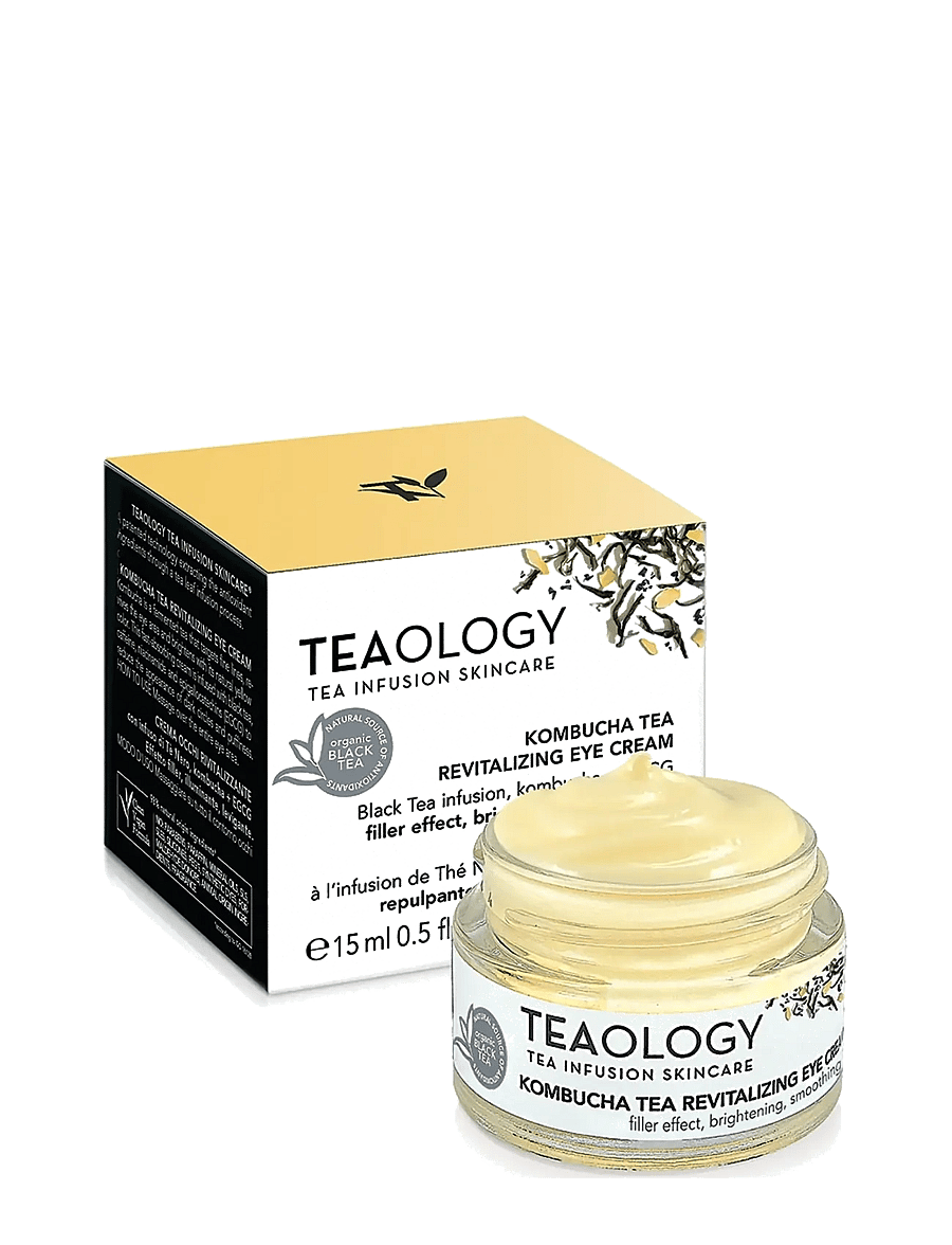 Teaology Skincare - Kombucha Tea Revitalizing Eye Cream, Brightens - Øyekrem - black tea - 2