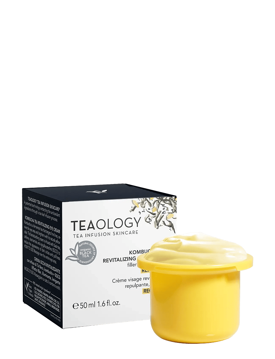 Teaology Skincare - Kombucha Tea Revitalizing Face Cream - REFILL UNIT - dagcremer - black tea - 0