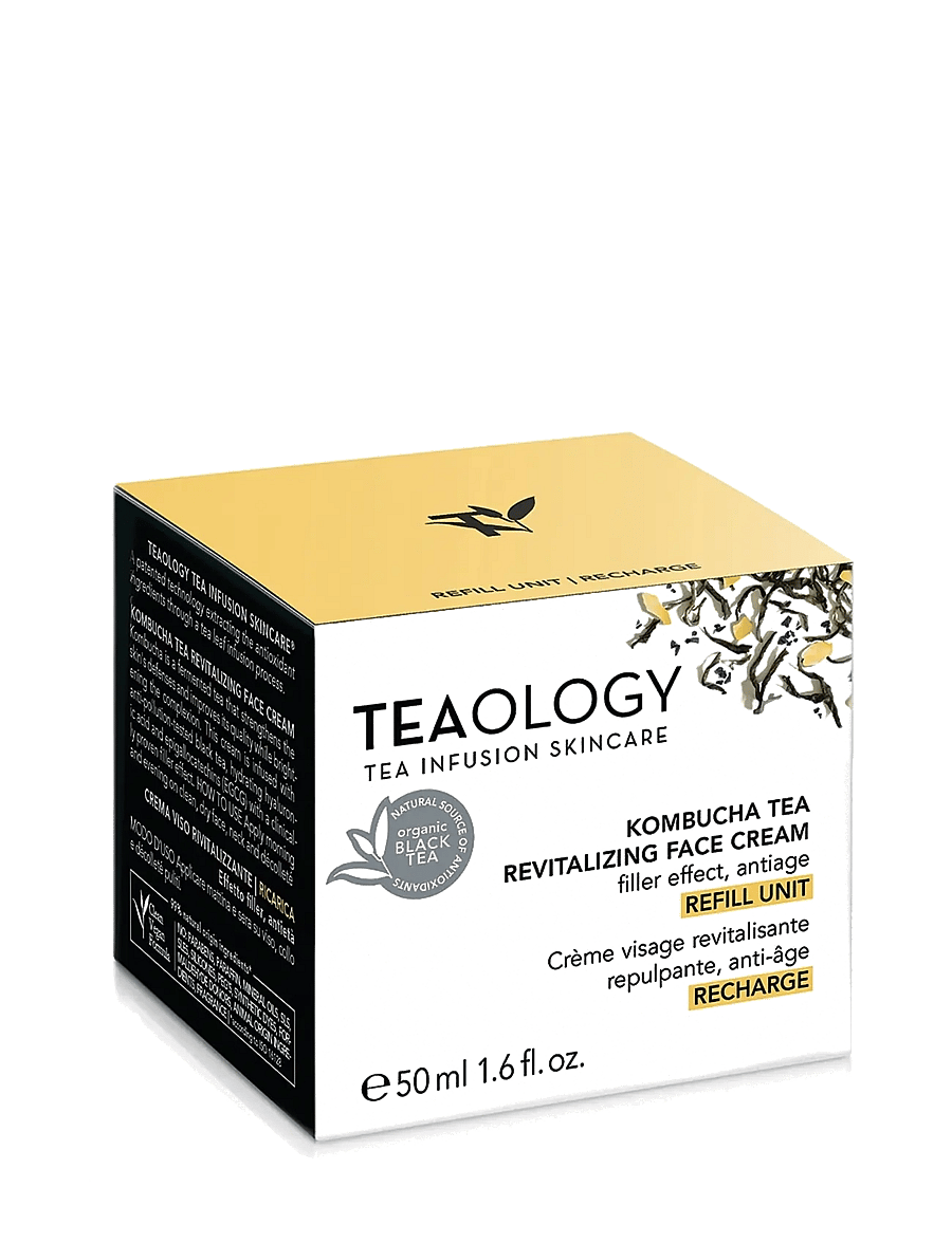 Teaology Skincare - Kombucha Tea Revitalizing Face Cream - REFILL UNIT - dagcremer - black tea - 1