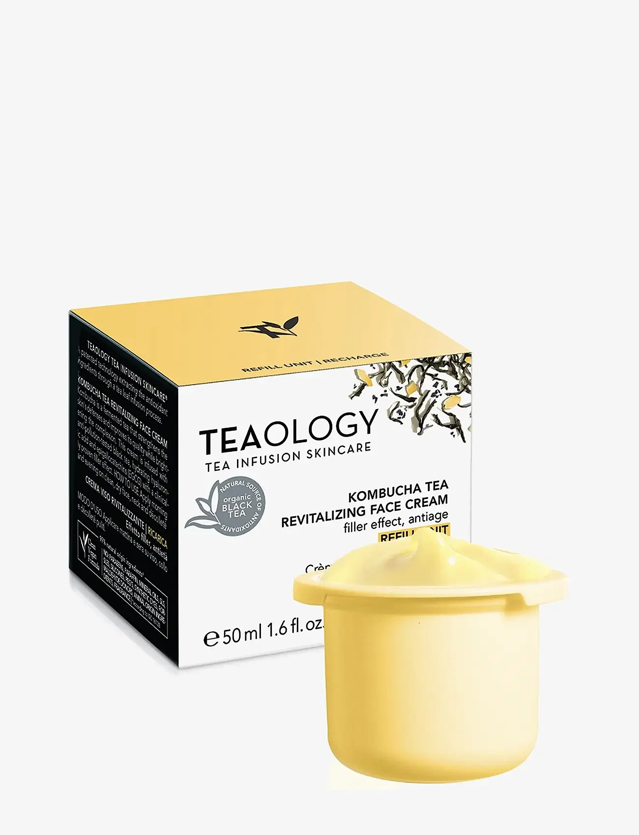 Teaology Skincare - Kombucha Tea Revitalizing Face Cream - REFILL UNIT - dagkräm - black tea - 2