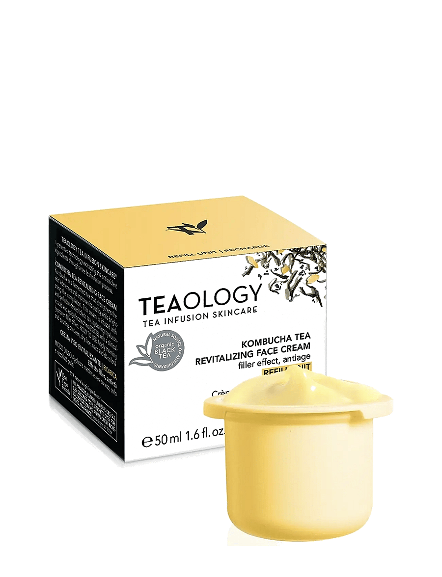 Teaology Skincare - Kombucha Tea Revitalizing Face Cream - REFILL UNIT - dagcremer - black tea - 2