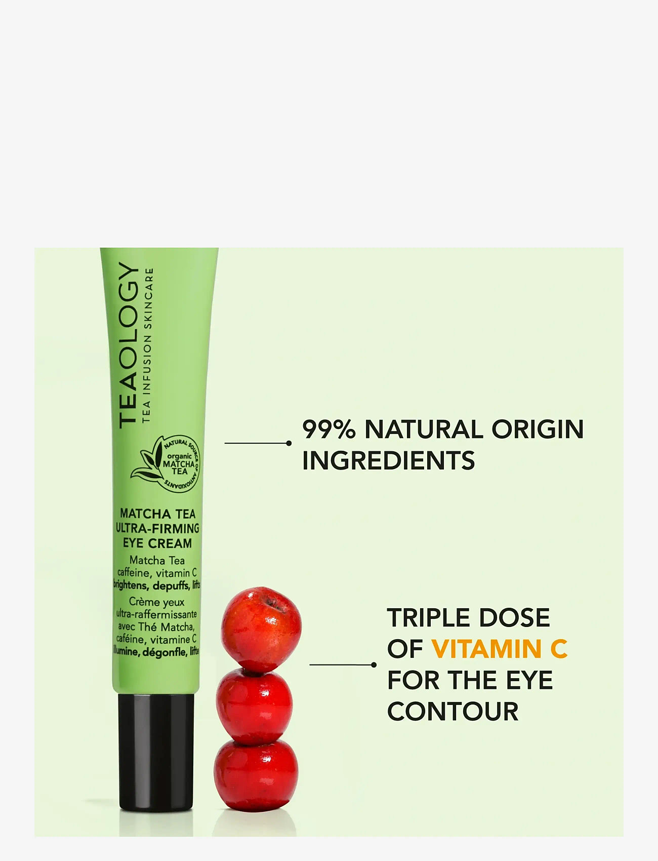Teaology Skincare - Matcha Tea Ultrafirming Eye Cream - Øjencremer - matcha tea - 4