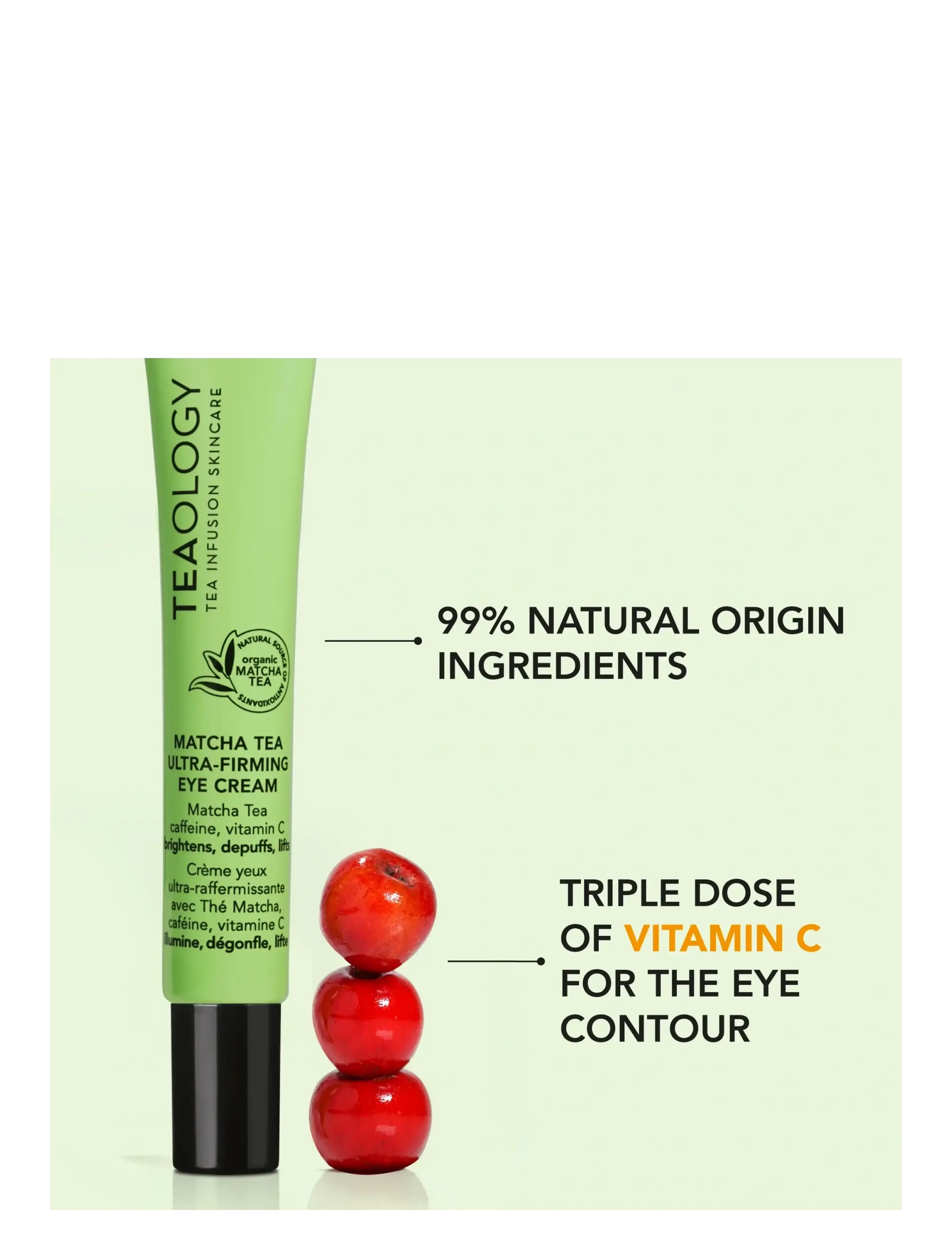 Teaology Skincare - Matcha Tea Ultrafirming Eye Cream - Ögonkräm - matcha tea - 4