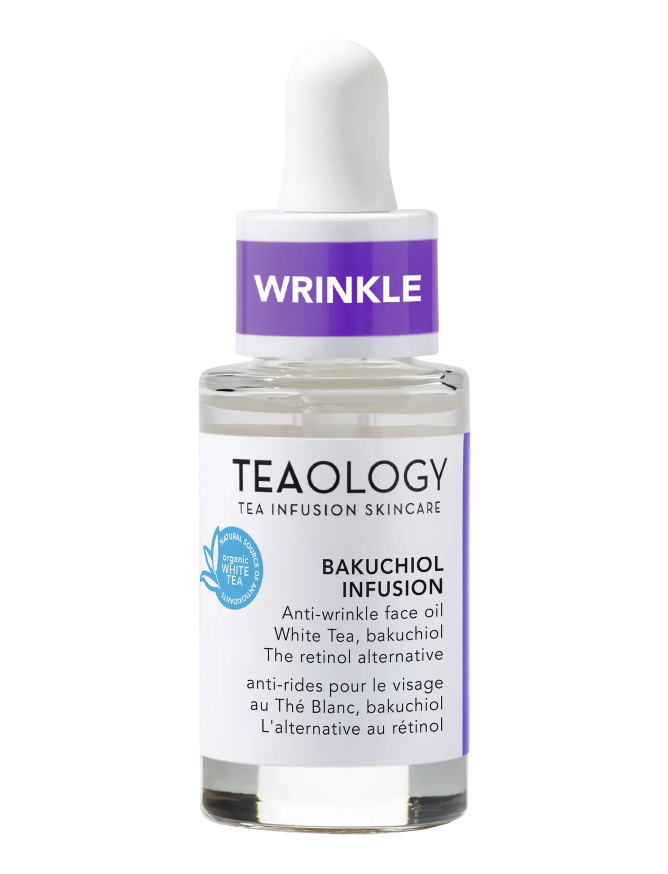 Teaology Skincare Bakuchiol Infusion - Kampagne - WHITE TEA / clear