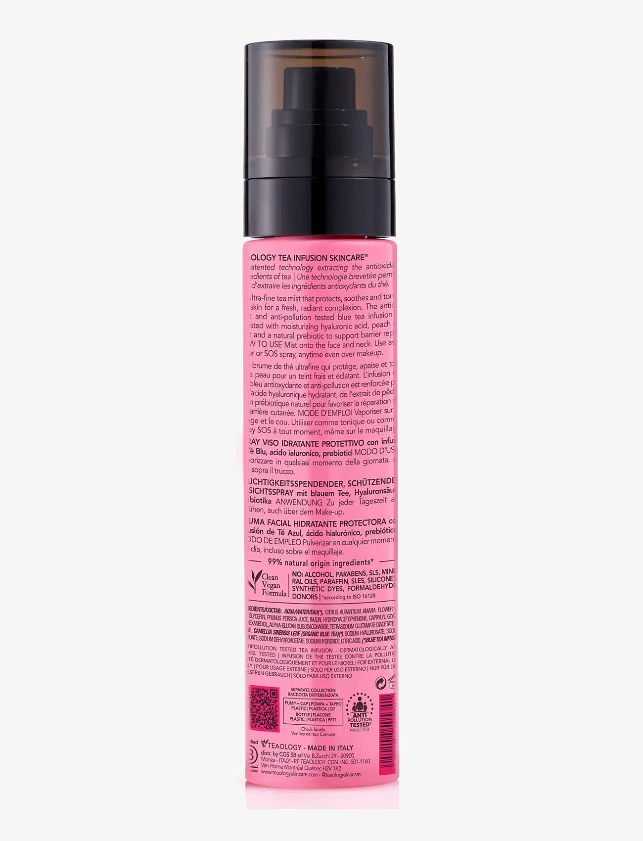 Teaology Skincare - Peach Tea Hydra Mist - ansigtsmist - blue tea - 2