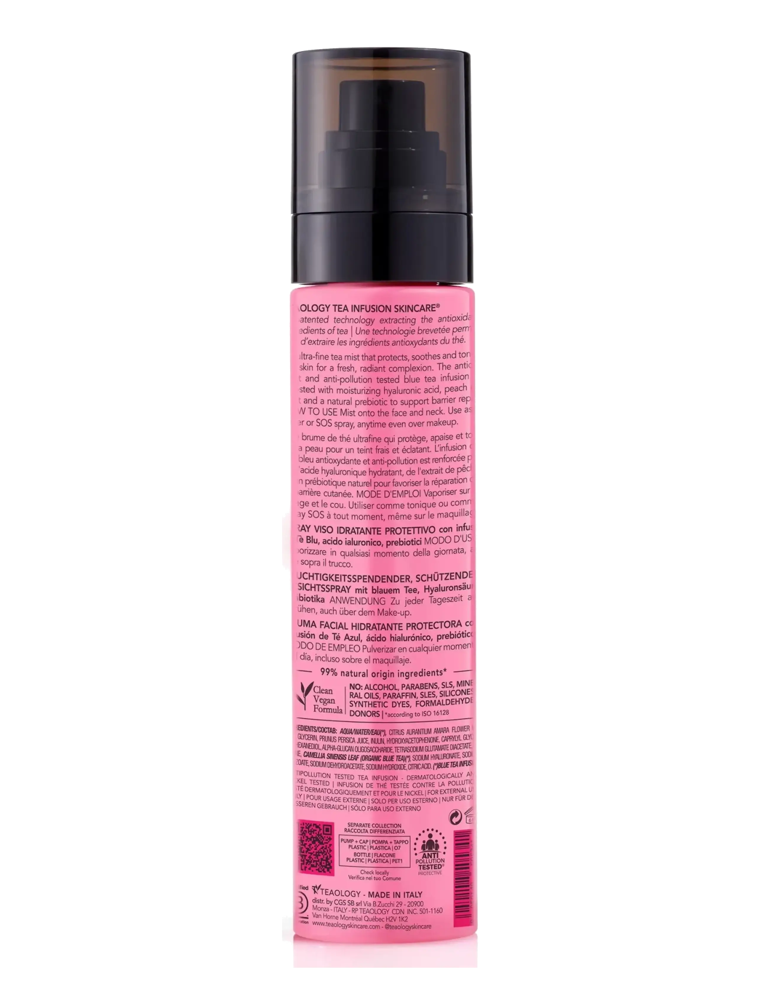 Teaology Skincare - Peach Tea Hydra Mist - ansiktsmist - blue tea - 2