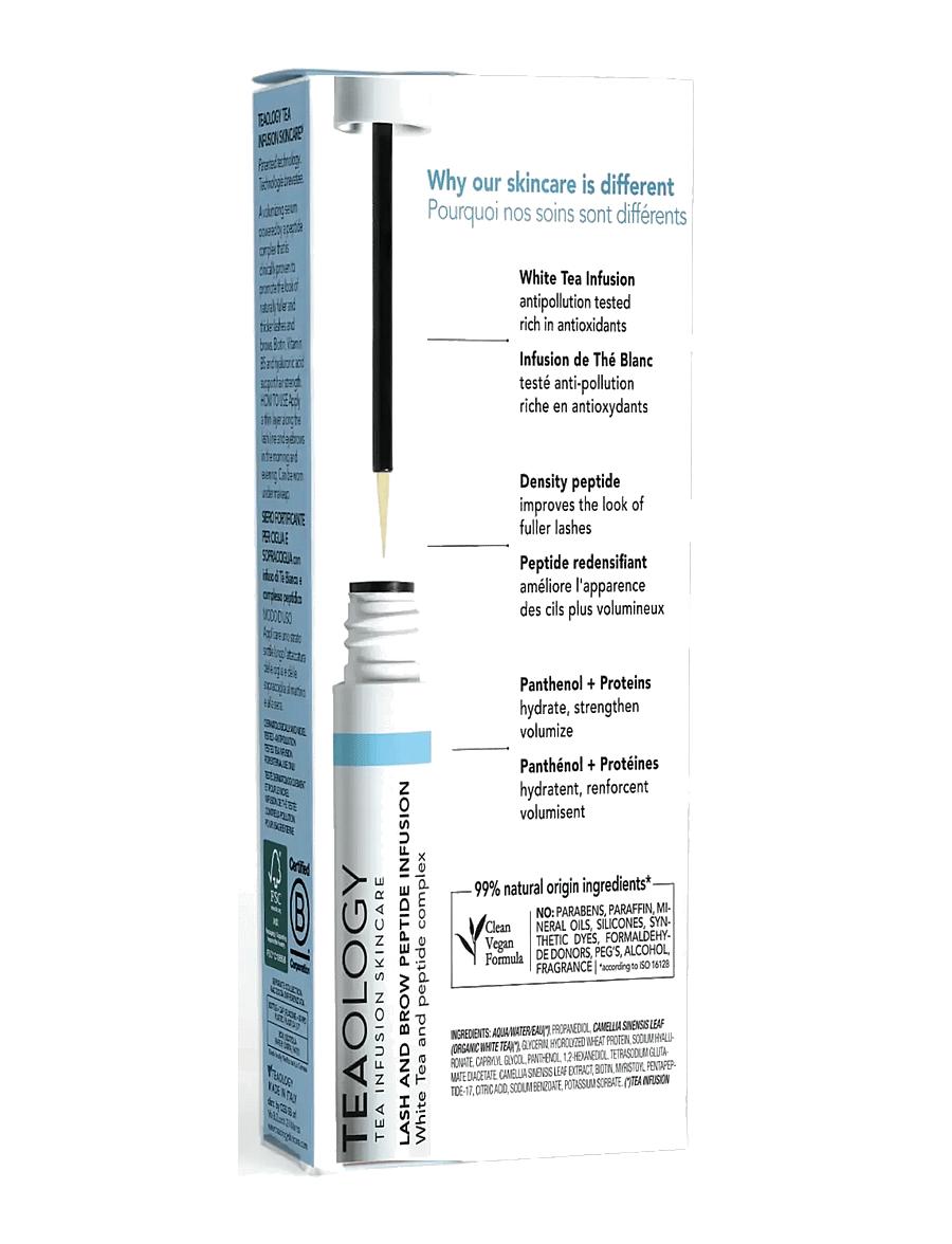 Teaology Skincare - Lash and Brow Peptide Infusion - Ögonfransserum - white tea - 2