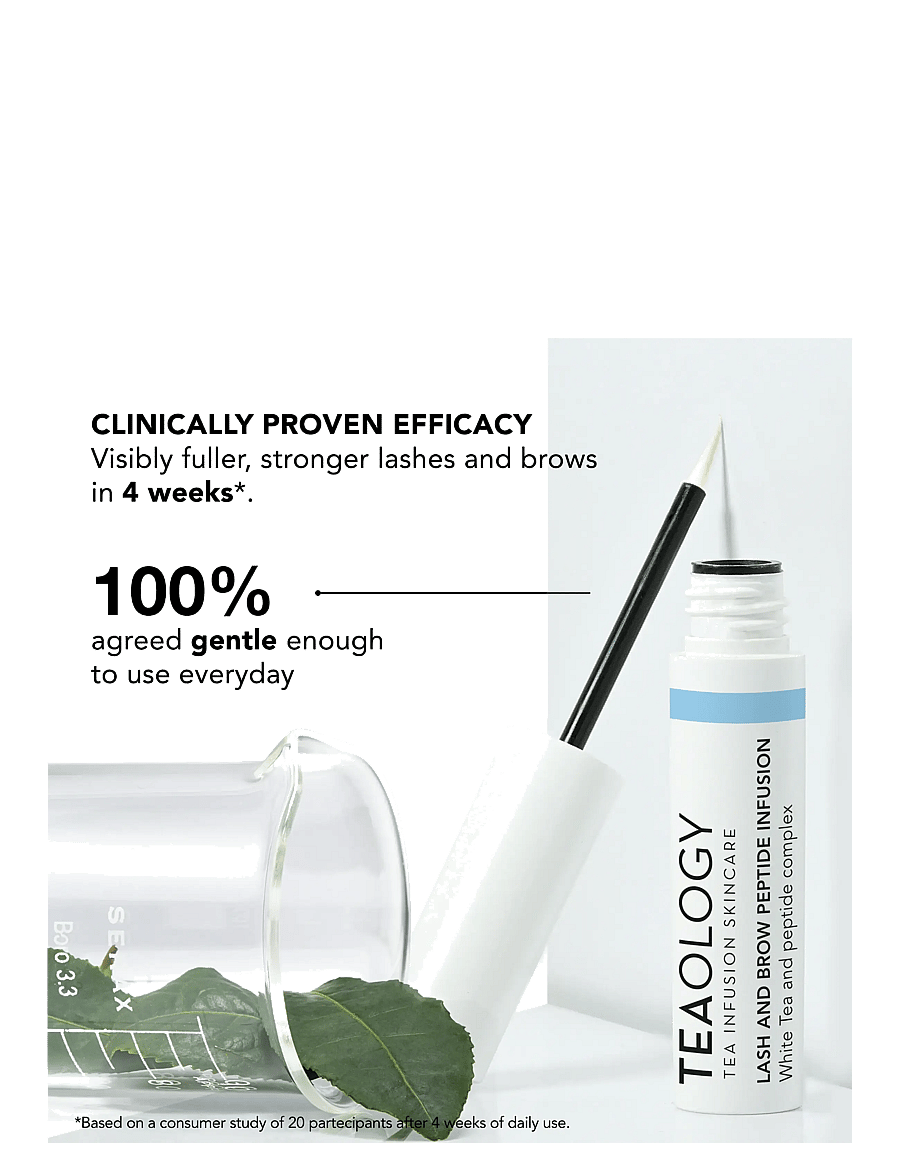 Teaology Skincare - Lash and Brow Peptide Infusion - Ögonfransserum - white tea - 4