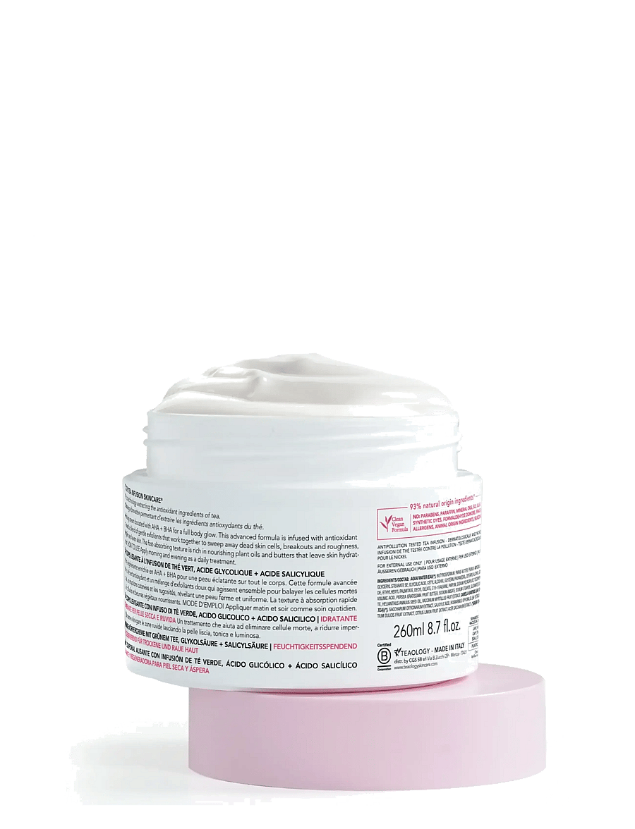 Teaology Skincare - Green Tea Glycolic Body Cream - lotion & cream - green tea - 1