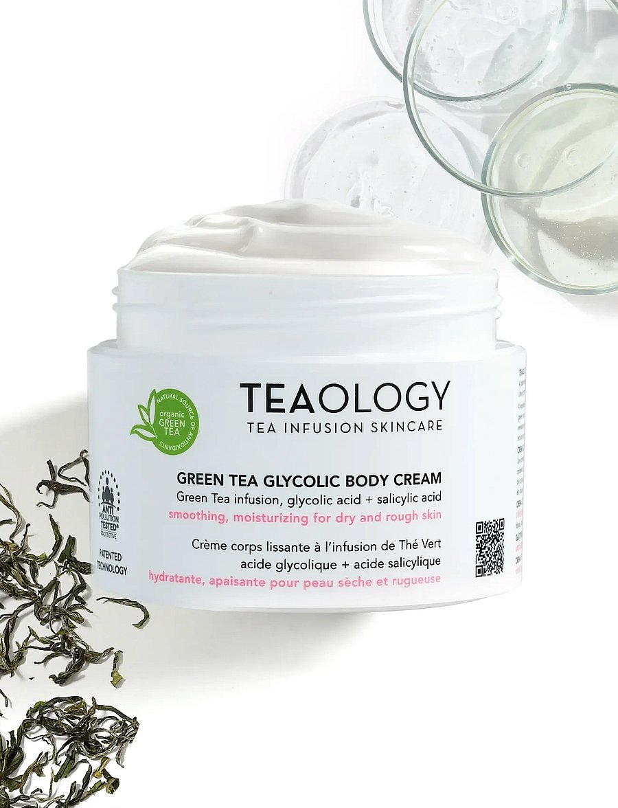 Teaology Skincare - Green Tea Glycolic Body Cream - lotion & cream - green tea - 5