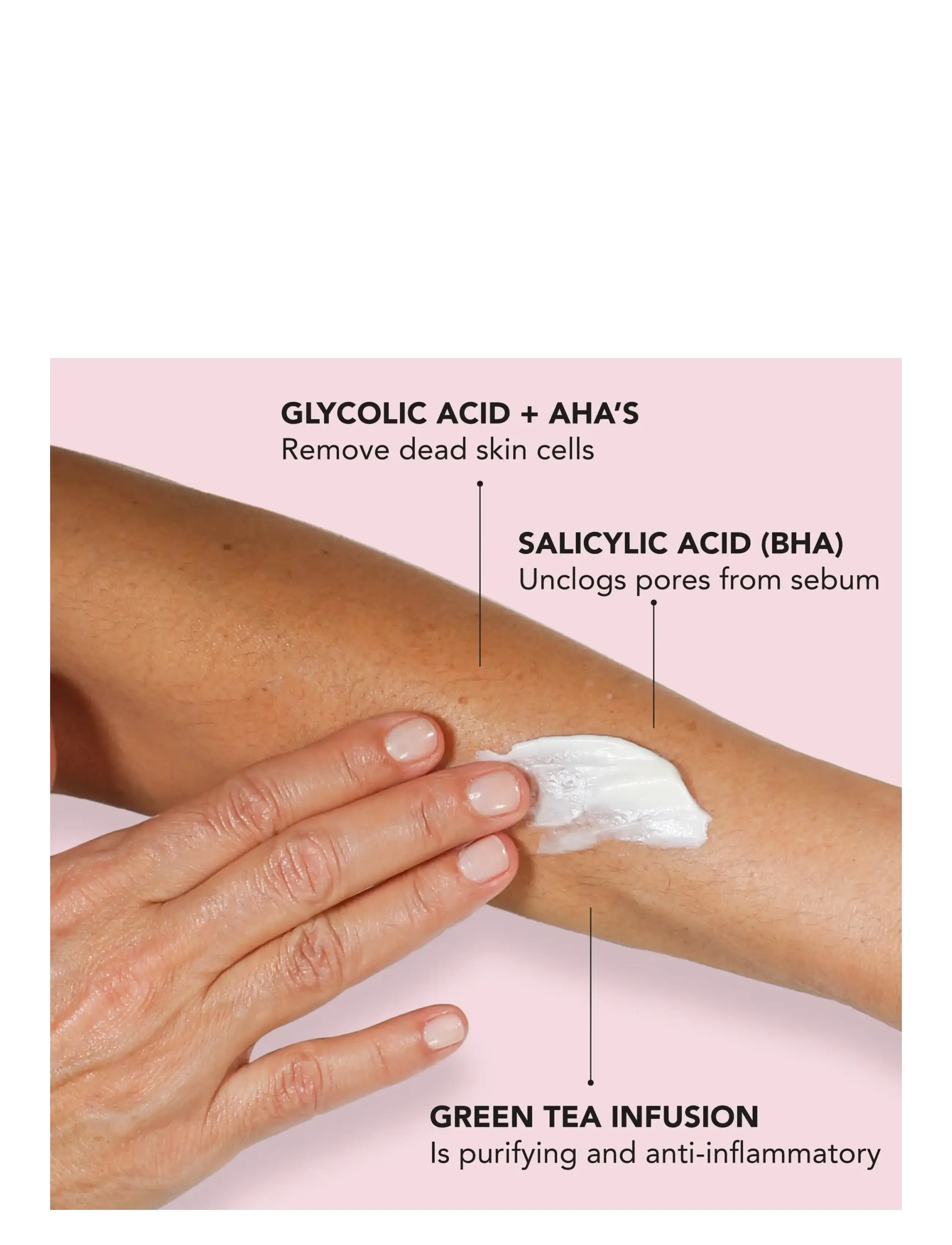 Teaology Skincare - Green Tea Glycolic Body Cream - lotion & creme - green tea - 3
