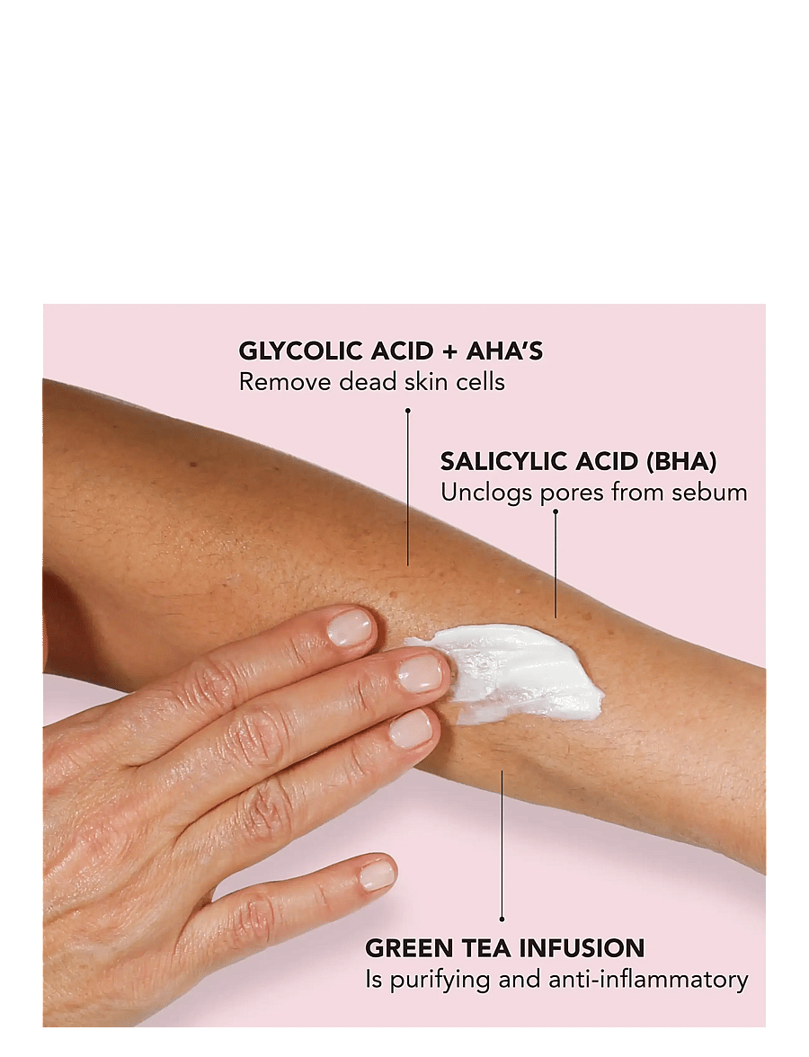 Teaology Skincare - Green Tea Glycolic Body Cream - lotion & cream - green tea - 3