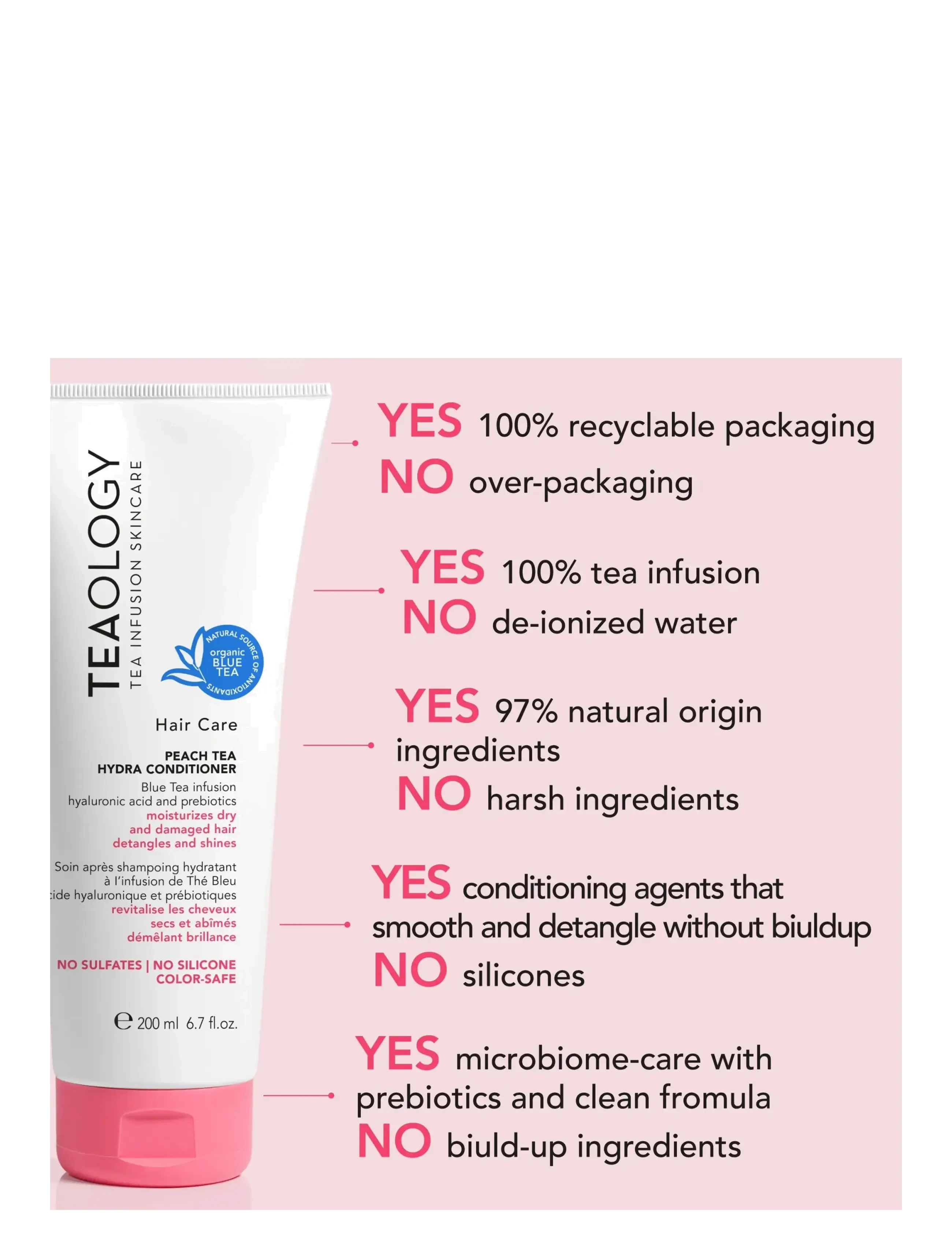 Teaology Skincare - Peach Tea Hydra Conditioner - blue tea - 2