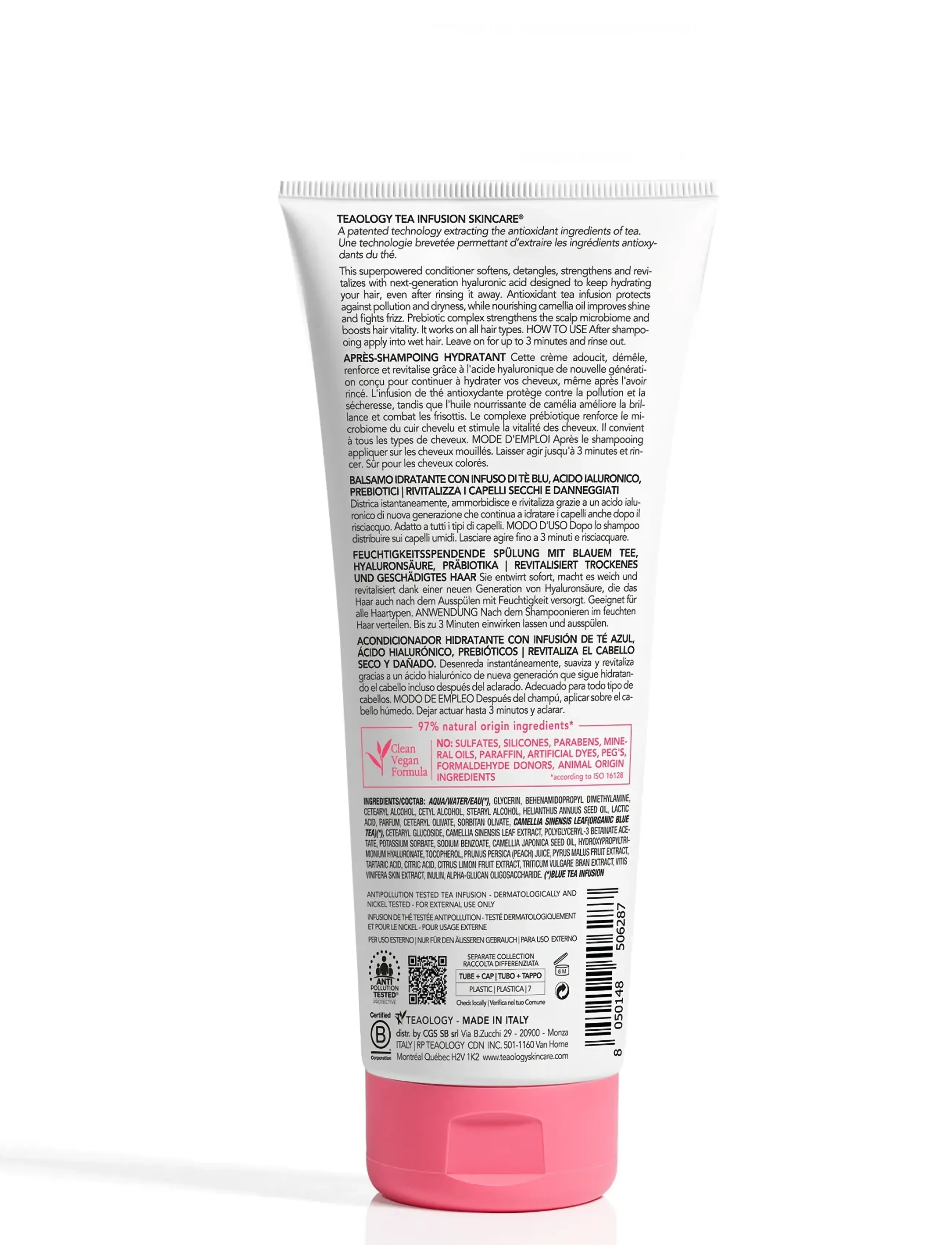 Teaology Skincare - Peach Tea Hydra Conditioner - blue tea - 5