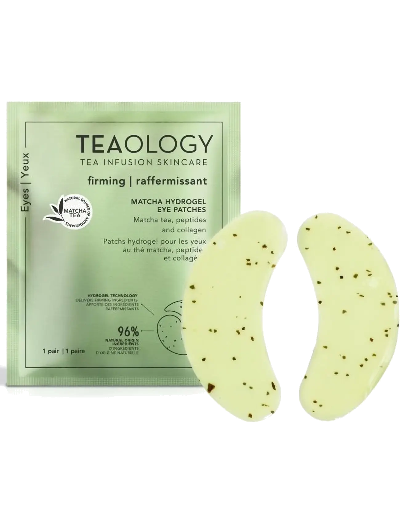 Teaology Skincare Matcha Hydrogel Eye Patches - Skoða allt - MATCHA TEA / green