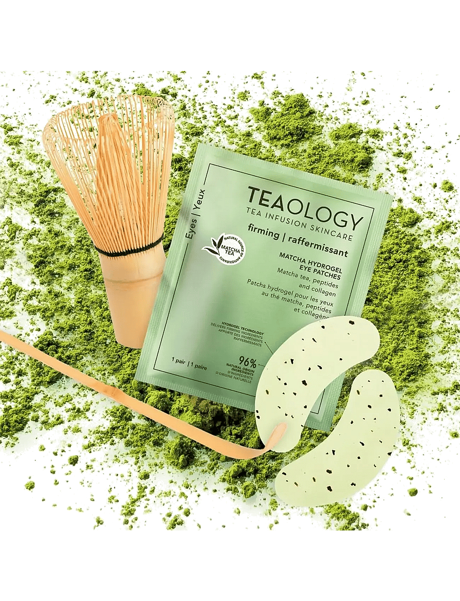 Teaology Skincare - Matcha Hydrogel Eye Patches - Øyemasker - matcha tea - 4