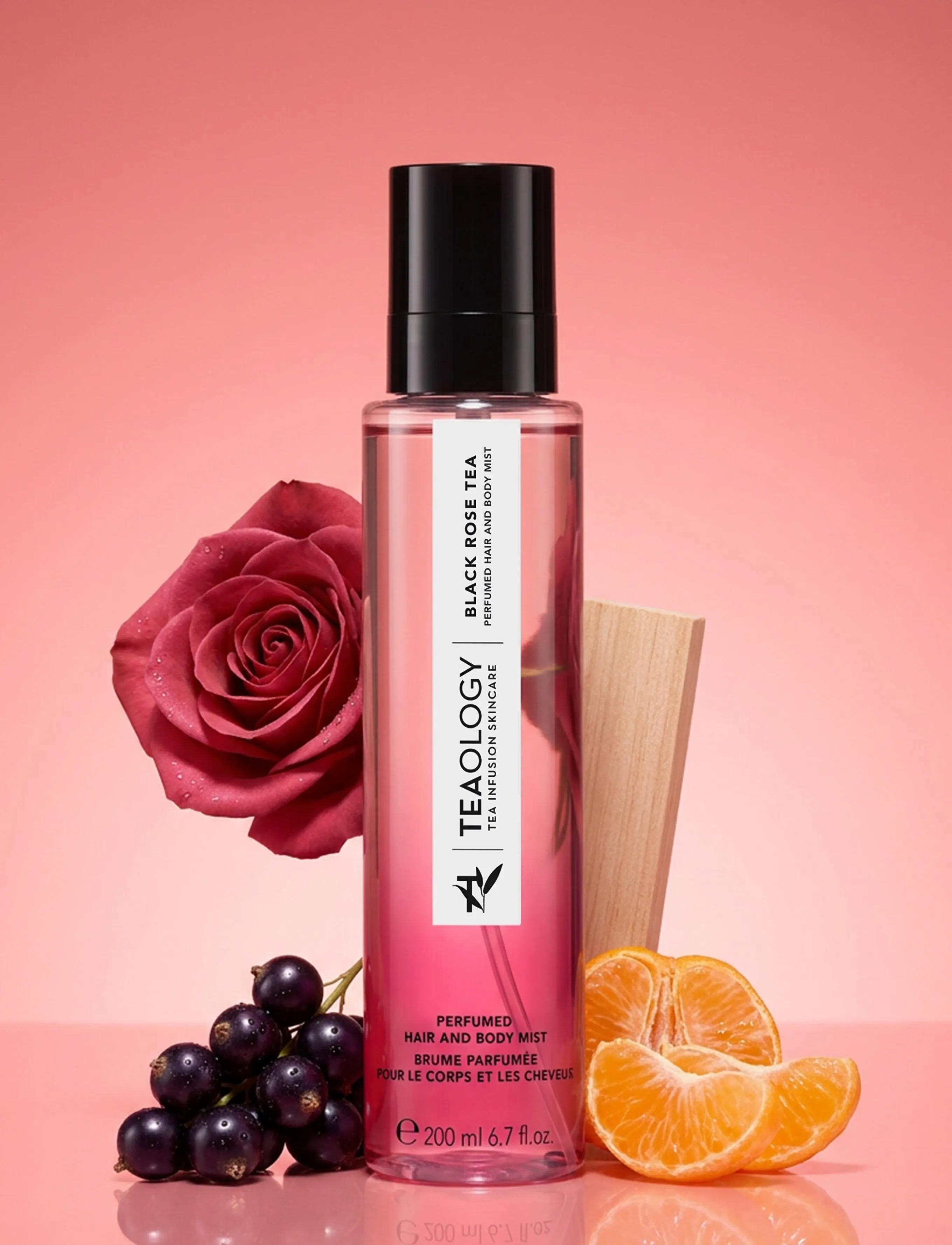 Teaology Skincare - Body mist Black Rose Tea - clear - 3