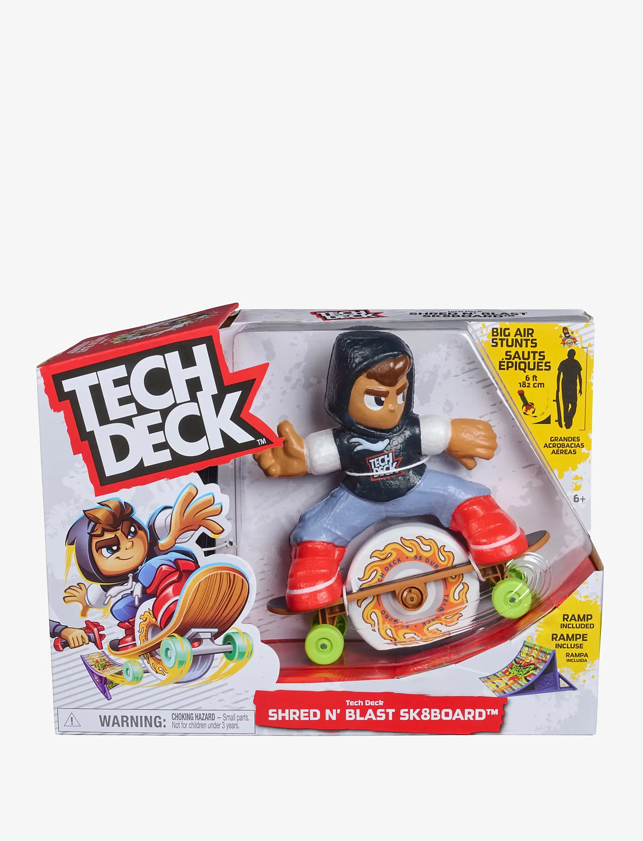 Tech Deck - Tech Deck Ted Shred N' Blast Skateboard Flywheel - lekset - muti - 0