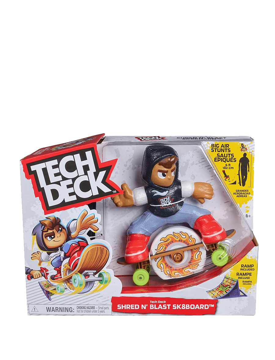 Tech Deck - Tech Deck Ted Shred N' Blast Skateboard Flywheel - lekset - muti - 0