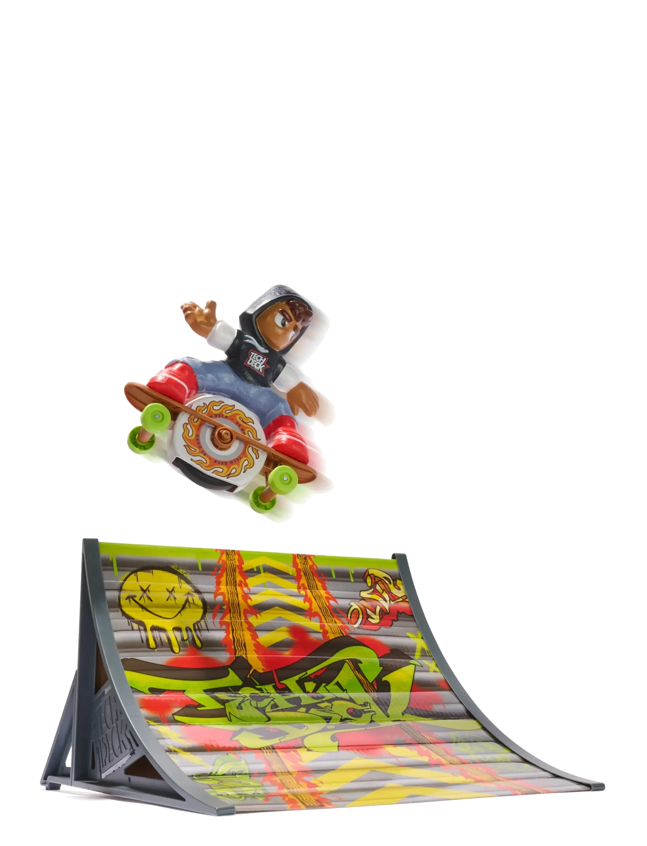 Tech Deck - Tech Deck Ted Shred N' Blast Skateboard Flywheel - lekesett - muti - 3