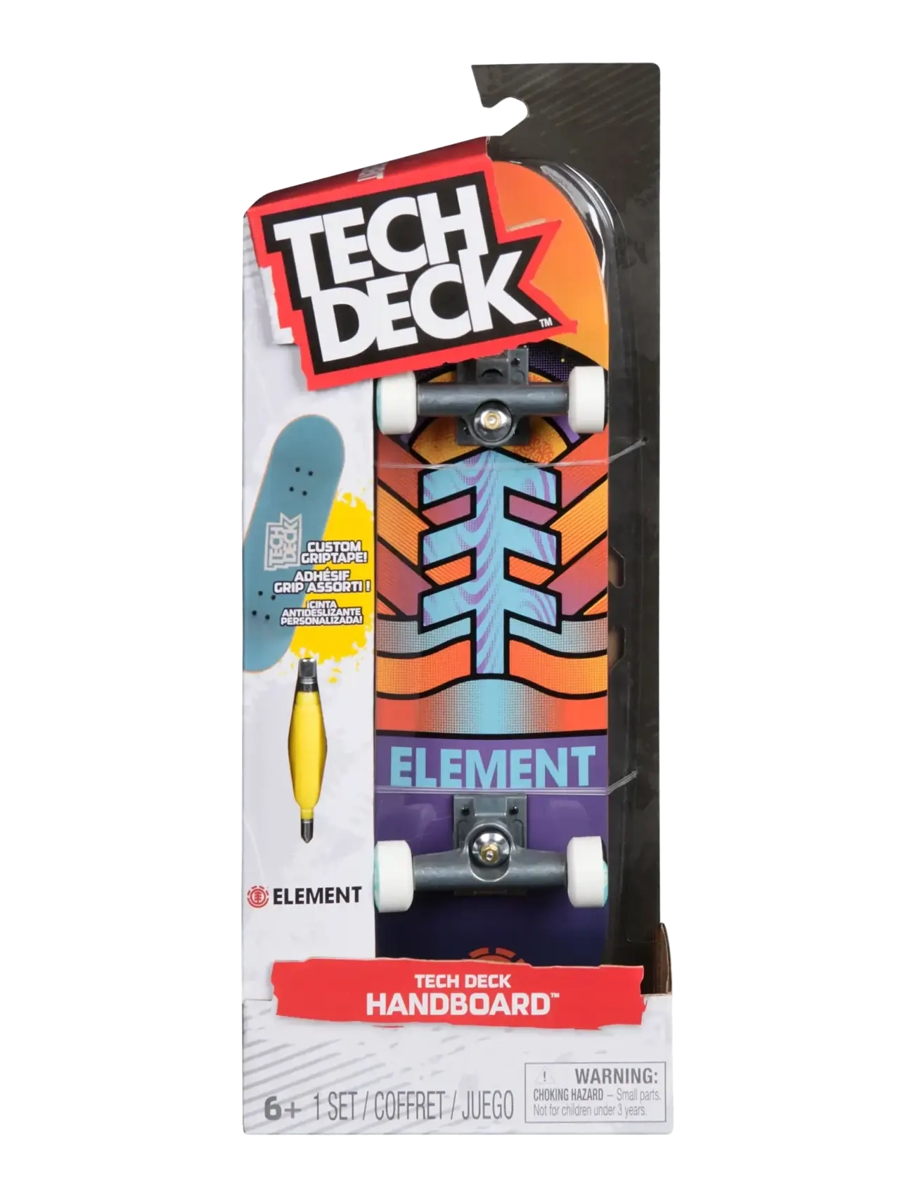 Tech Deck Tech Deck Handboard 27 cm - Element, One Size, Multi/patterned, Games > Fidget Legetøj, Børn