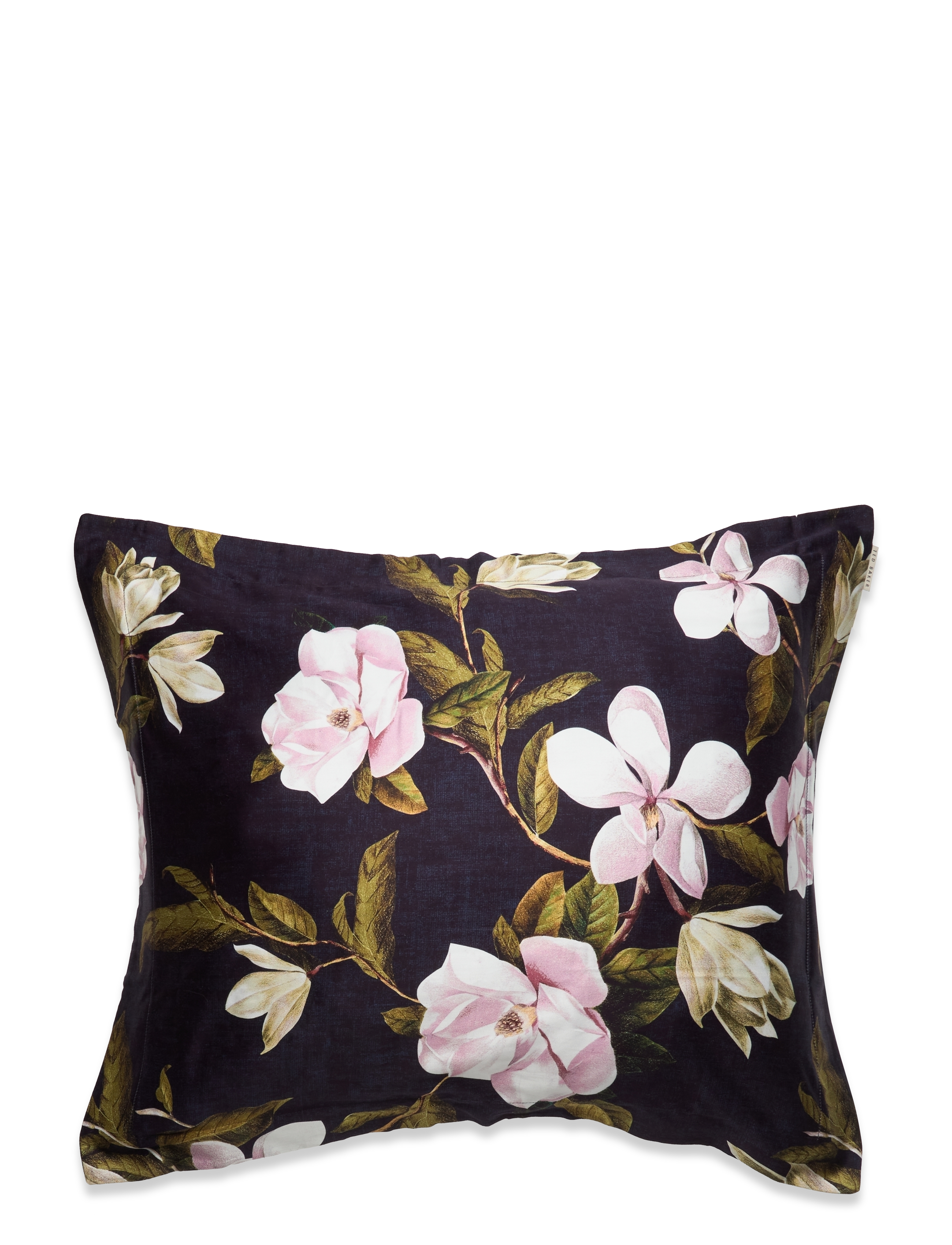 Opal Floral Single pillow cover - NAVY