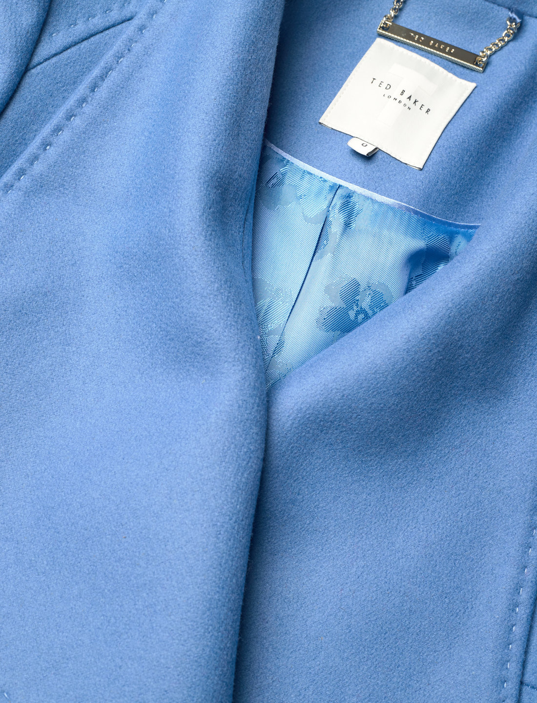 Ted baker mid blue 2025 coat