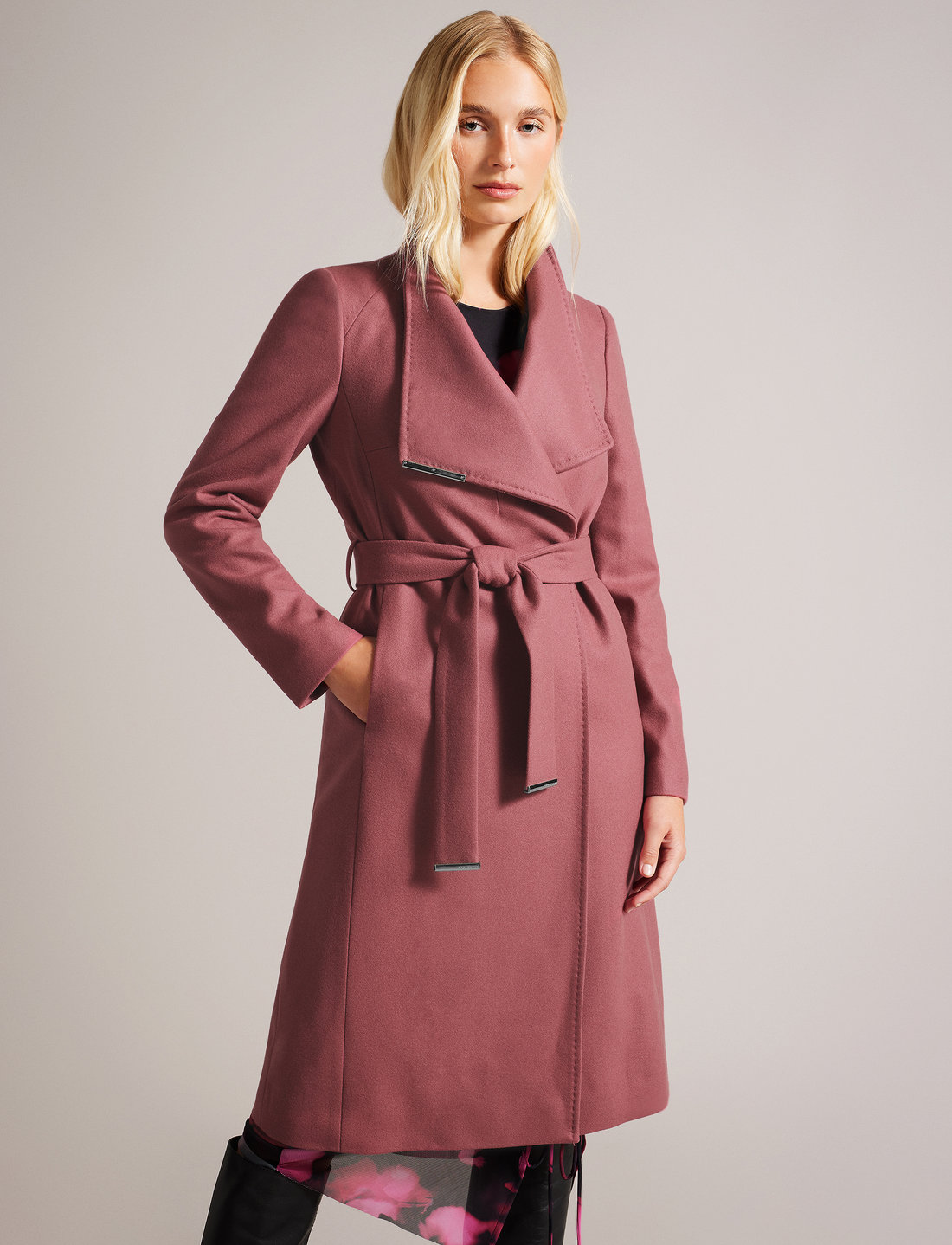 Ted baker wrap coat sale sales