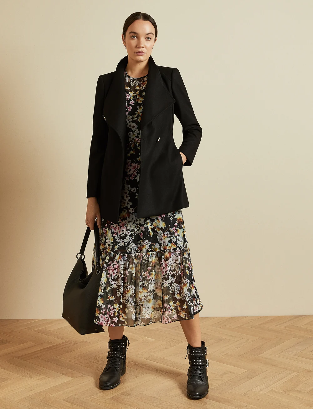 Ted Baker London - ROSESS - uldjakker - black - 4