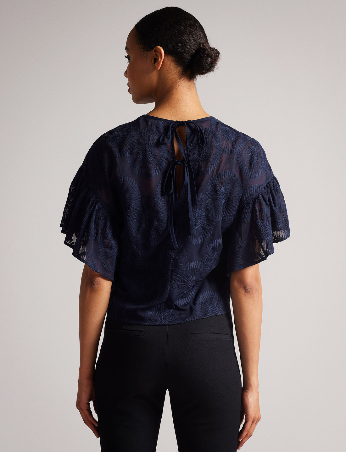 Ted baker navy blouse Clearance