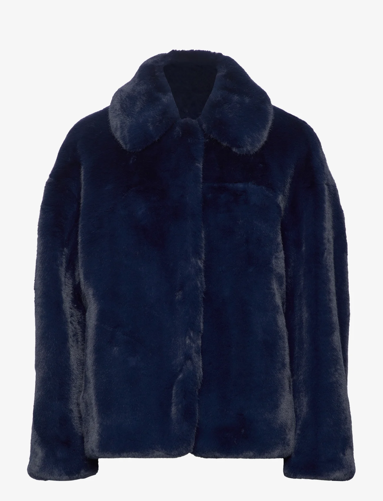 Ted Baker London - LILIAM - fake fur jakker - navy-blue - 0