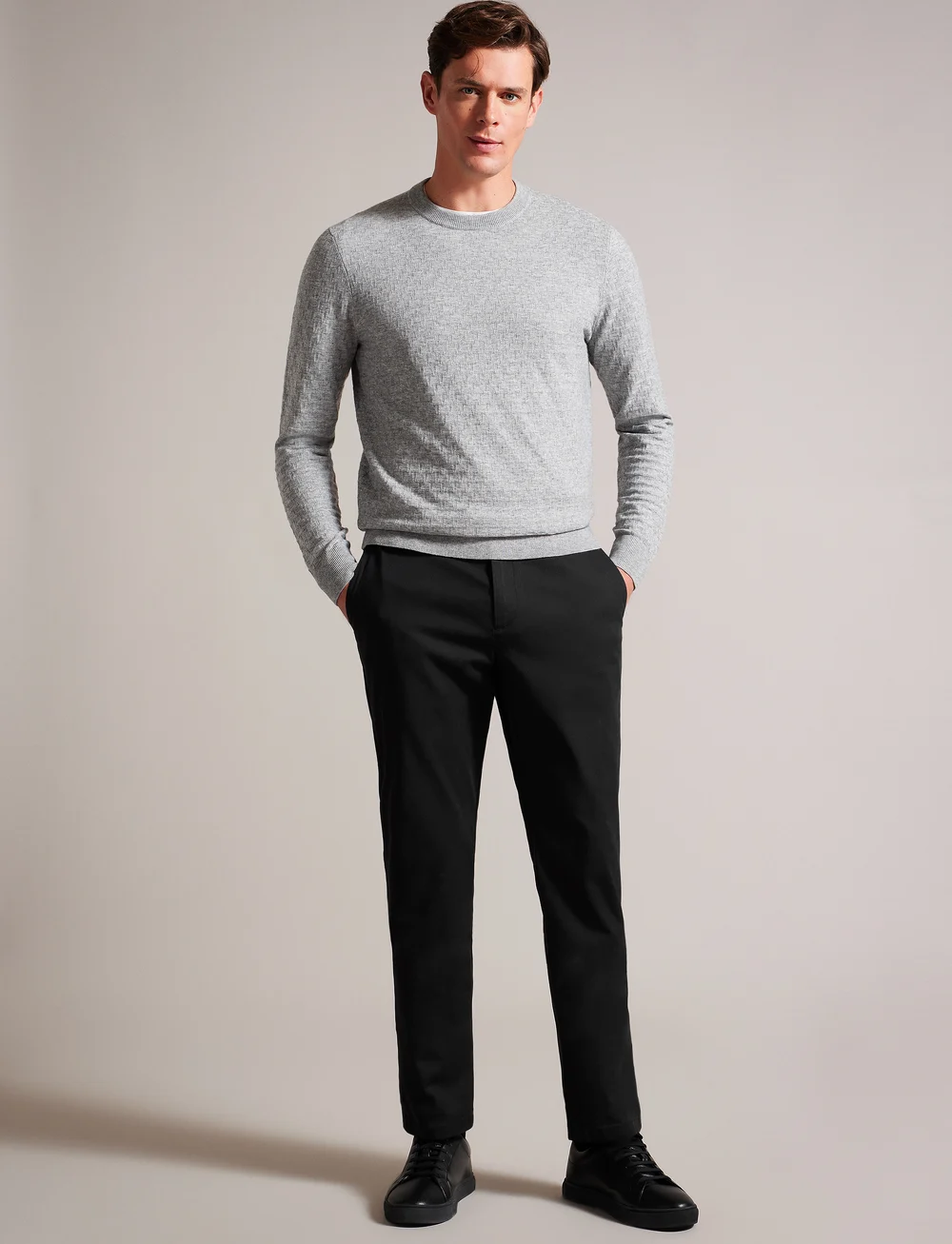 Ted Baker London - HAYDAE - pantalons chino - 00 black - 0