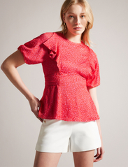 Ted Baker London - DEVONAA - short-sleeved blouses - 55 fuchsia - 2
