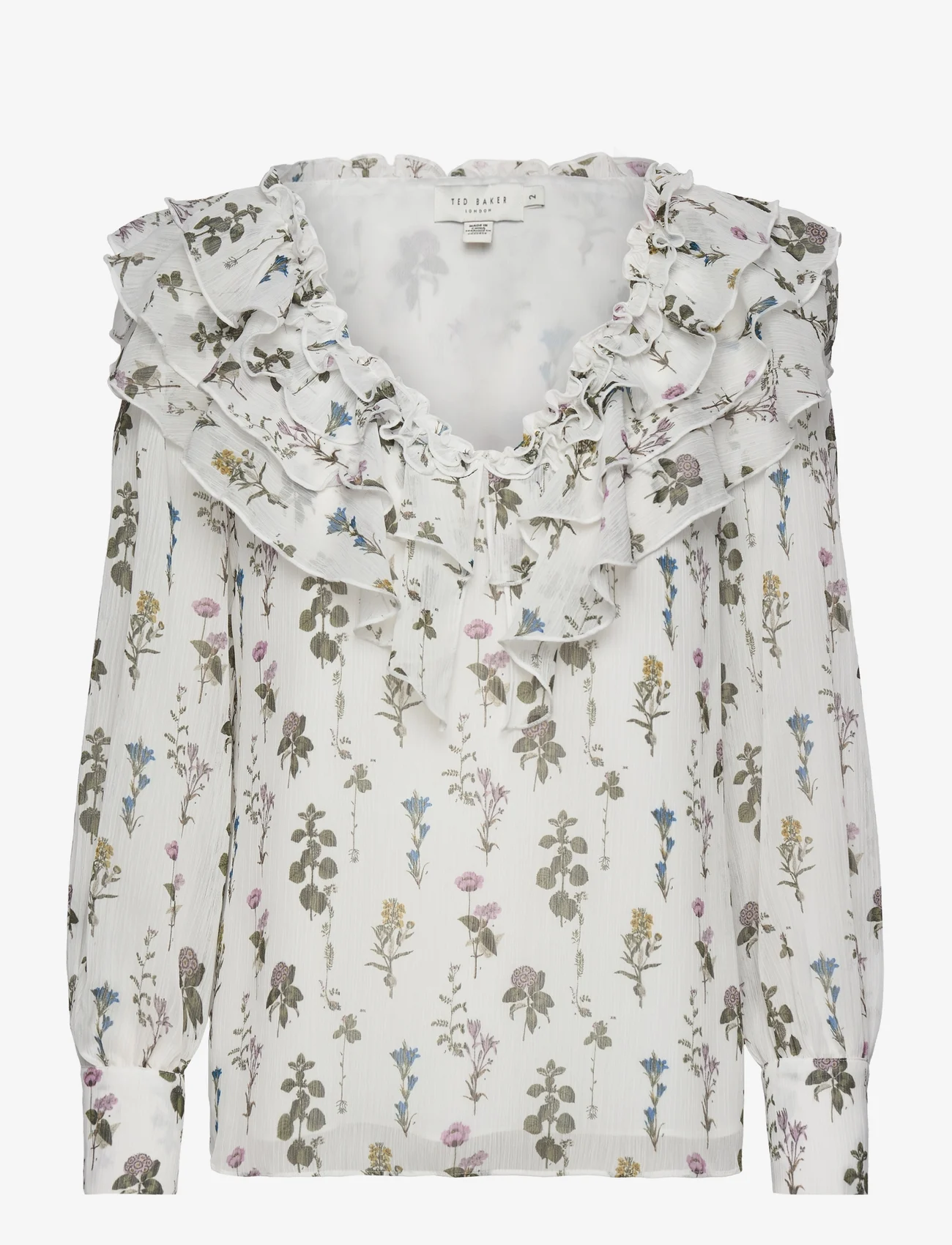 Ted Baker London - AVAROSE - blouses met lange mouwen - 99 white - 0