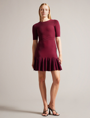 Ted Baker London - JOSAFEE - knitted dresses - 40 dk-red - 1