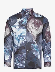 Ted Baker London - BITONTO - casual skjortor - 13 teal-blue - 0