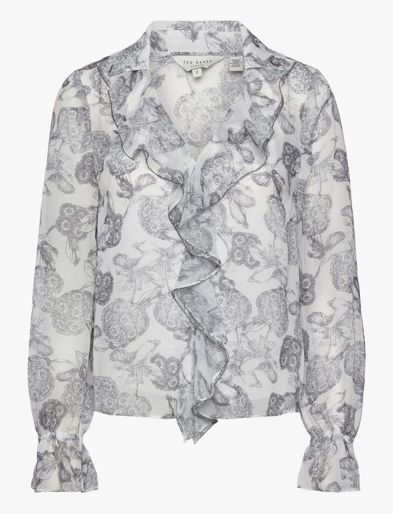 Ted Baker London - ANNIYE - long-sleeved blouses - 99 white - 0