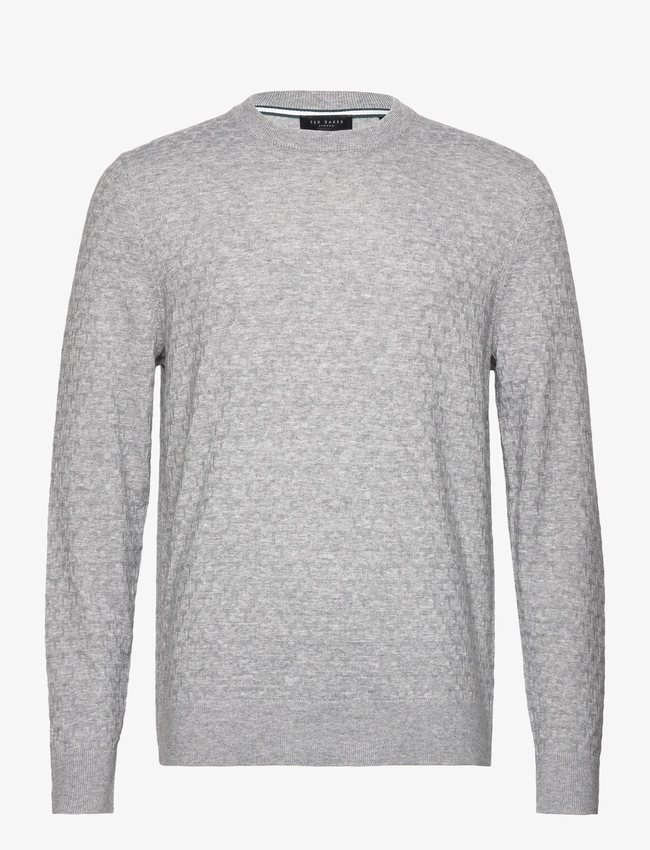 Ted Baker London - LOUNG - megztinis su apvalios formos apykakle - 05 grey marl - 0