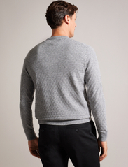 Ted Baker London - LOUNG - megztinis su apvalios formos apykakle - 05 grey marl - 5