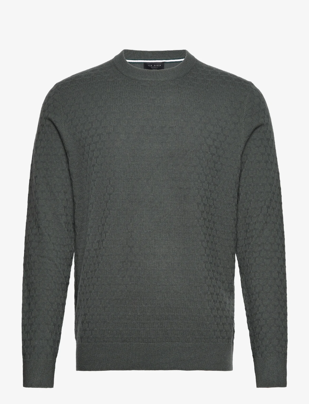 Ted Baker London - LOUNG - megztinis su apvalios formos apykakle - 35 mid green - 0