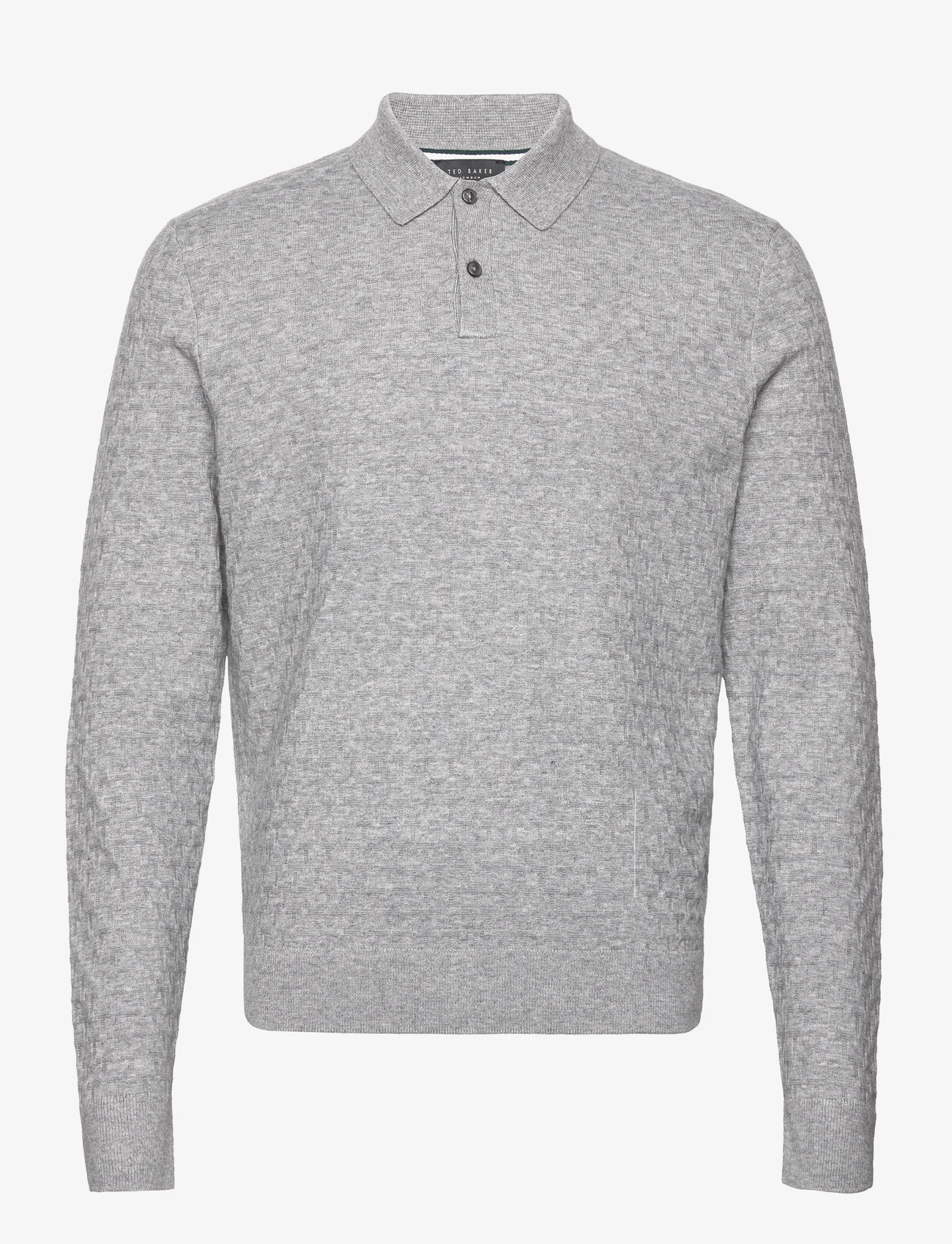 Ted Baker London - MORAR - trikotažiniai polo marškinėliai - 05 grey marl - 0