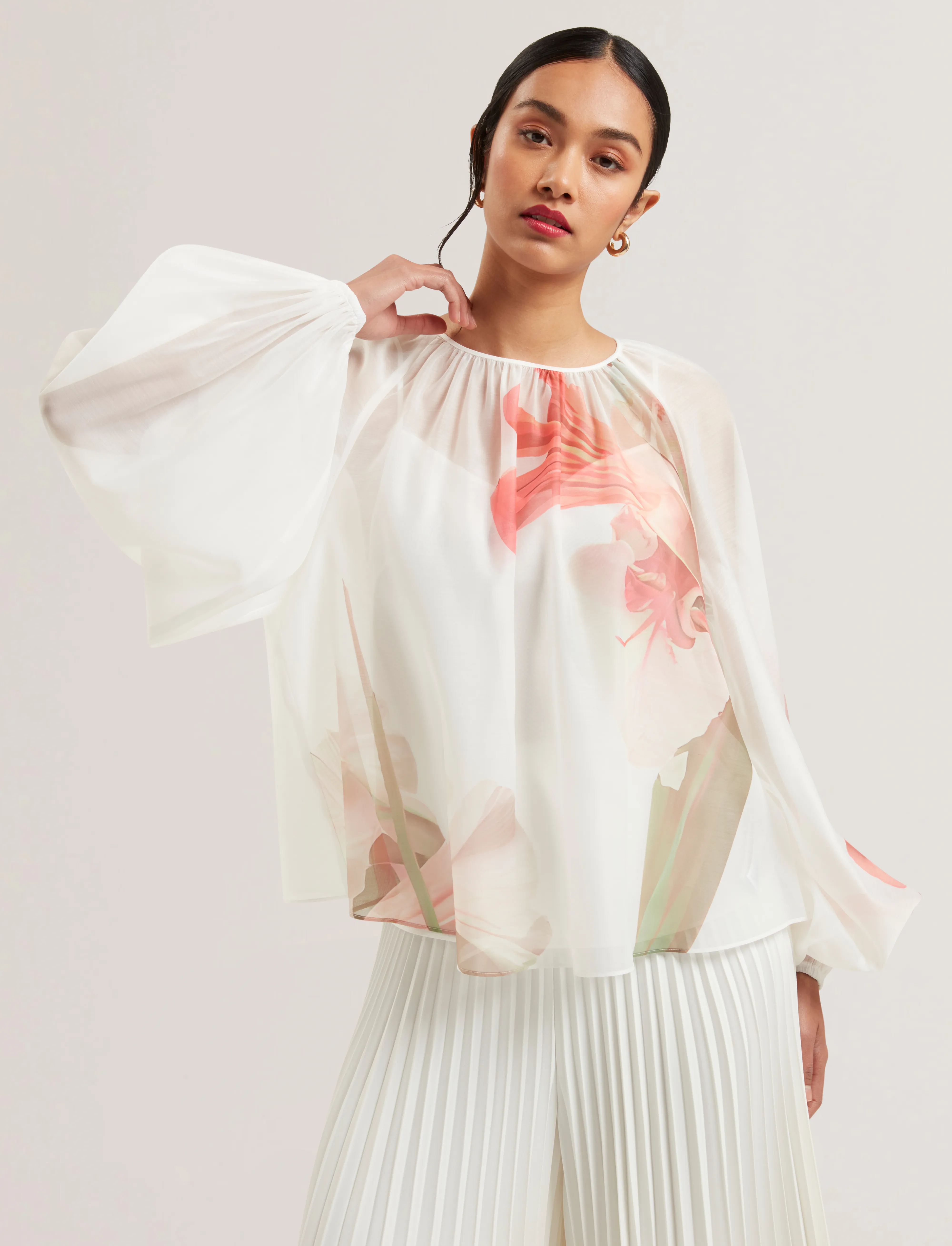Ted Baker London Eriana, 38, White, Bluser > Langærmede, Dame