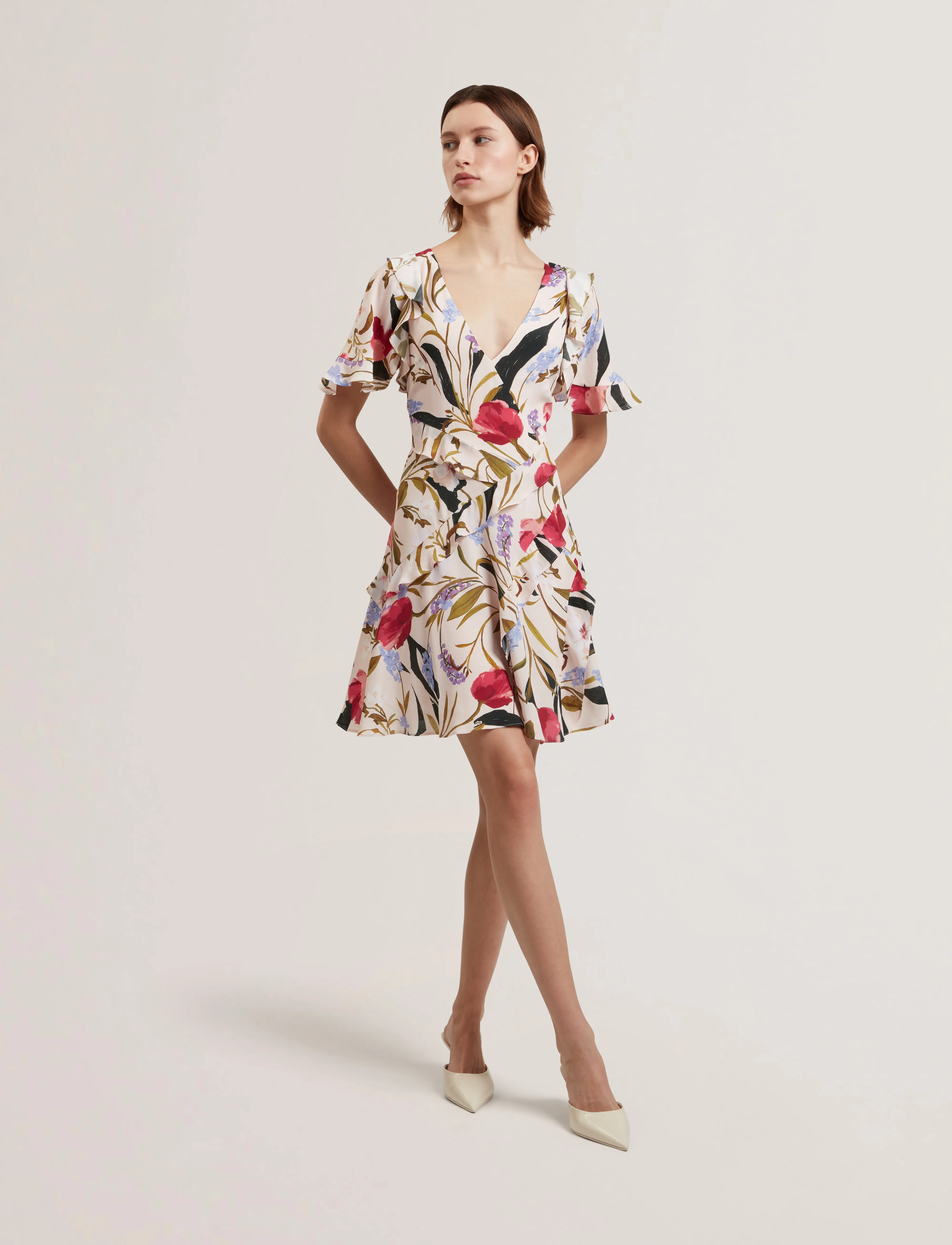 Ted Baker London Issiia, 38, Dresses, Mehrfarbig/gemustert - Short Dress, Frauen